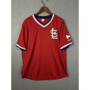 St. Louis Cardinals Batting Jersey Men's XL Red Warm Up‎ MLB Vented Shirt STL
